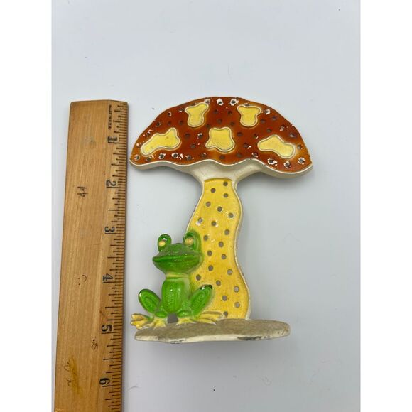 Vintage Earring holder Toadstool Mushroom Home Decor - Picture 4 of 7